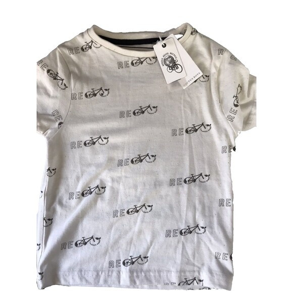 Cactus Boys Size 4 NWT T-Shirt Biodegradable Natural Fiber Eco Friendly Bike - Picture 1 of 6